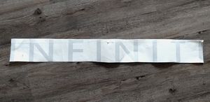 Custom made infiniti car decal sticker